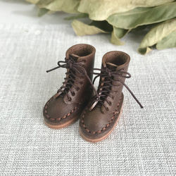 送料無料』 ミニチュア 内縫い ブーツ Mocha【ネオブライス リカちゃん