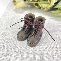 送料無料』 ミニチュア 内縫い ブーツ Mocha【ネオブライス リカちゃん