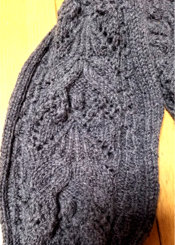 手編み　セーター 6枚目の画像