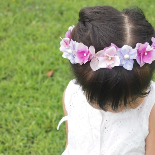 柔らか】お姫様の花かんむり4色お子様赤ちゃんにも その他ヘア 