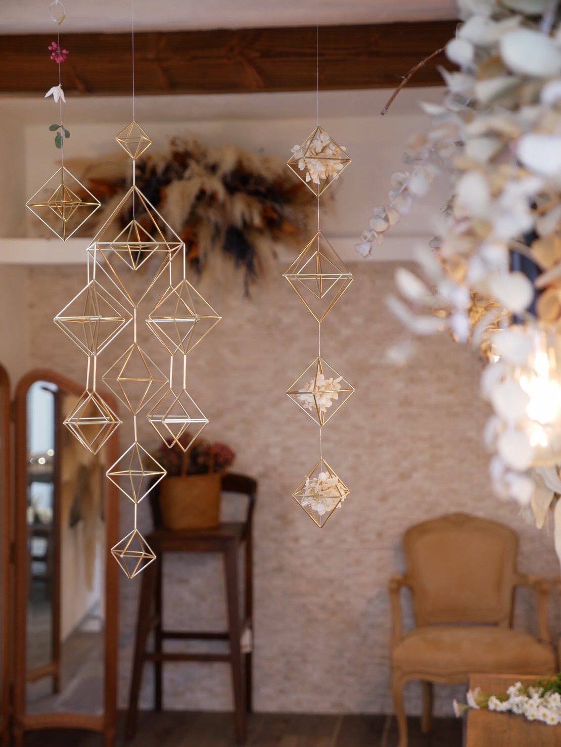 【ナチュリラ雑誌掲載商品】送料無料　真鍮ヒンメリ　北欧インテリア