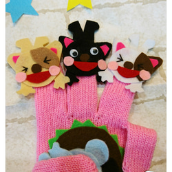 １ちょうめのどらねこ手袋シアターエプロンシアター保育士保育園実習幼稚園知育玩具 4枚目の画像