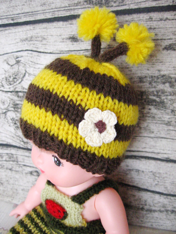 メルちゃんサイズ 帽子 ミツバチ その他人形 Carpediem 通販 4540827