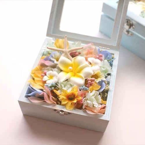 Alohaフラワーボックス☆母の日のギフトに アートフラワー alohana