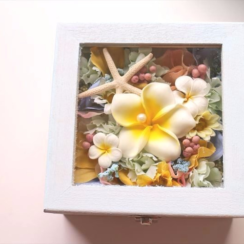 Alohaフラワーボックス☆母の日のギフトに アートフラワー alohana
