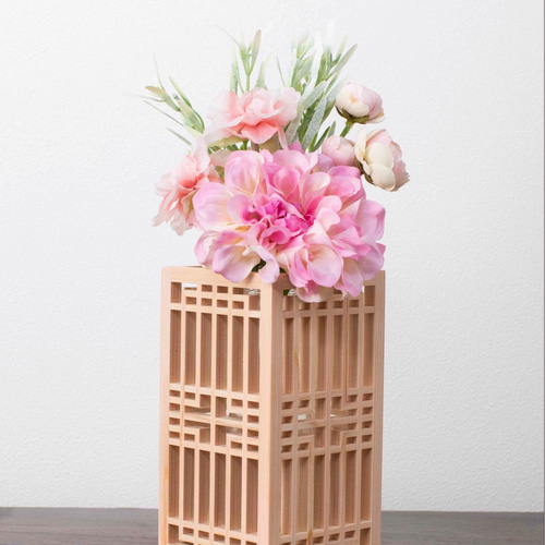 花瓶カバーギフトボックス 組子細工インテリア 一輪挿し・花瓶・花器