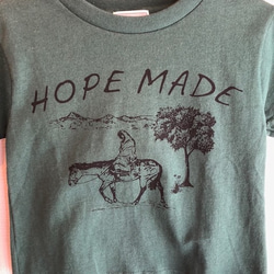 HOPE MADE STORE kids TEE　４T　フォレストグリーン 3枚目の画像