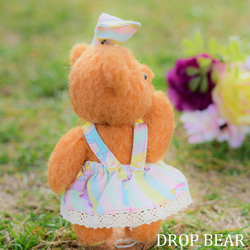 テディベア/DROP　BEAR　＃03(オレンジ) 3枚目の画像