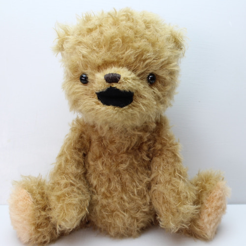 オーダー用】口開きテディベア 高級モヘア ぬいぐるみ menino itang