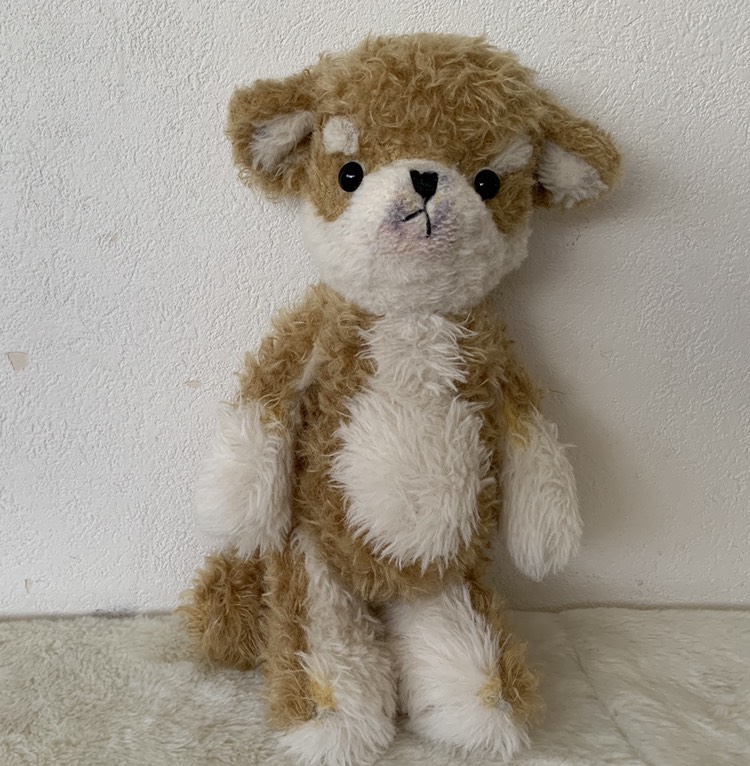 作家　テディベア　柴犬