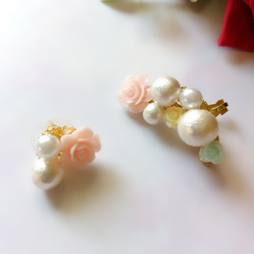 本物お花のイヤーカフ、ピアス Birth Flower｜誕生花シリーズにイヤーカフが新登場！｜BLOOM