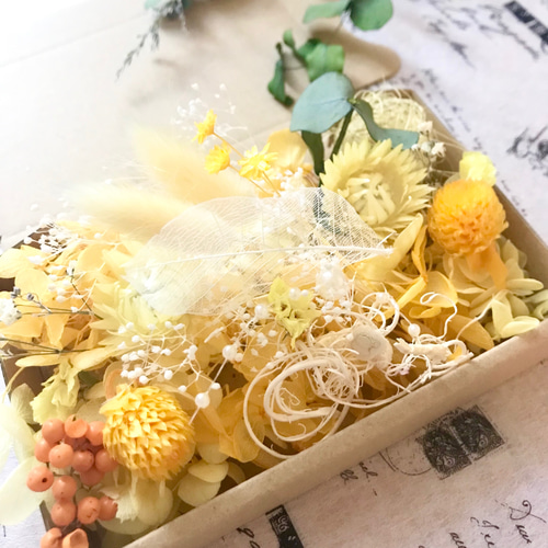 真夏のお花畑＊ハーバリウム花材ドライフラワー 花材セット その他素材 