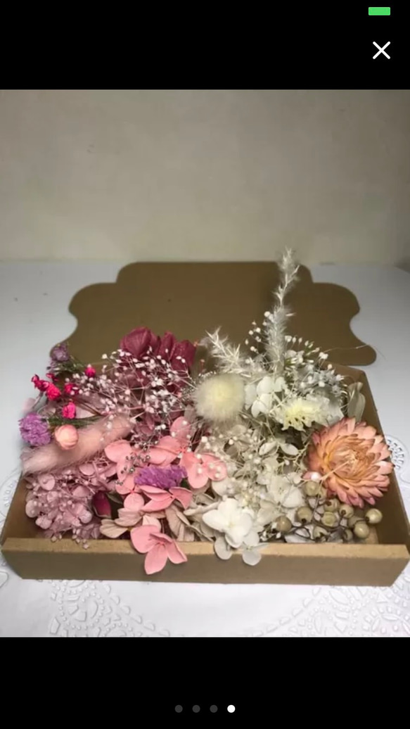 6色セット 3BOX花材セットハーバリウム花材 4枚目の画像