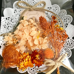 オレンジ♡ハーバリウム花材ドライフラワー 花材セット 3枚目の画像
