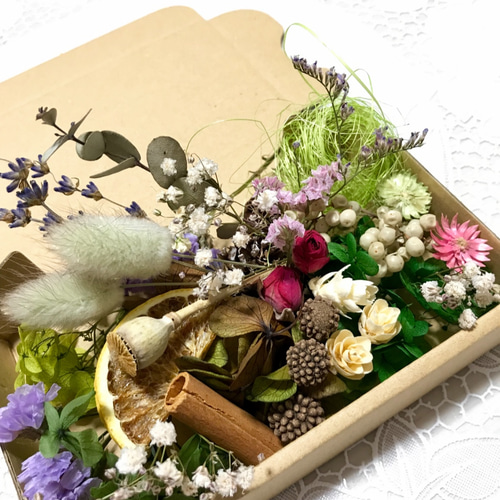 花材セット 花材詰め合わせ プリザーブドフラワー ドライフラワー