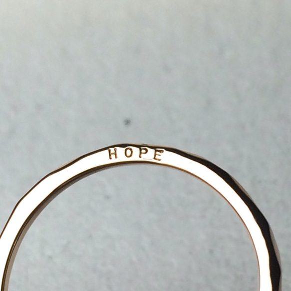✧【訂購】K10YG 閃光戒指 ✧免費雕刻 C-3 第2張的照片
