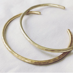 〈受注〉✧Brass Natural Basic Bangle　刻印無料 1枚目の画像