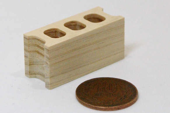 ミニチュア木製　基本ブロック 2枚目の画像
