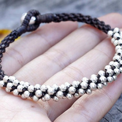 Silver Wind  bead blessed handmade south sea bracelet 17cm 第3張的照片