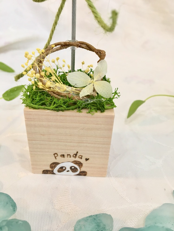 panda☆彡パンダちゃんのメモクリップ☆彡メモスタンド【Ⅰ】ウエディング、披露宴、パーティーの席表にも。 4枚目の画像