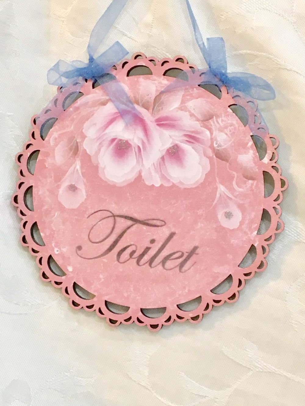 ショール　手鏡　薔薇　トールペイント ショール 手鏡 薔薇 トールペイント