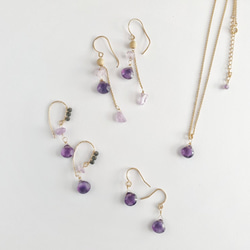 輕珠寶/ AAA 清透 深紫水晶項鍊 Amethyst 事業運 紫黃晶 可調長 二月誕生石 客製化禮物 第7張的照片