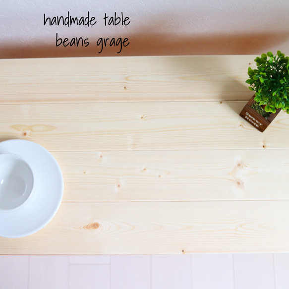 ローテーブル 70×36 無垢材 カフェテーブル コーヒーテーブル キッズテーブル ナチュラル 4枚目の画像