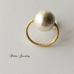 Ring pearl pierce＊ 3枚目の画像