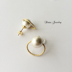 Ring pearl pierce＊ 4枚目の画像