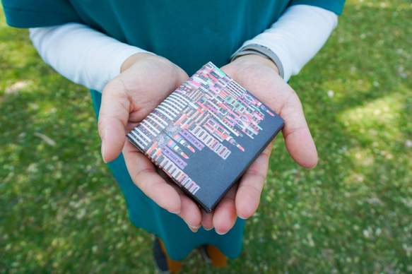 薄い財布：耐久性・耐水性に優れている薄くてコンパクトな財布 / タイベック製 9枚目の画像