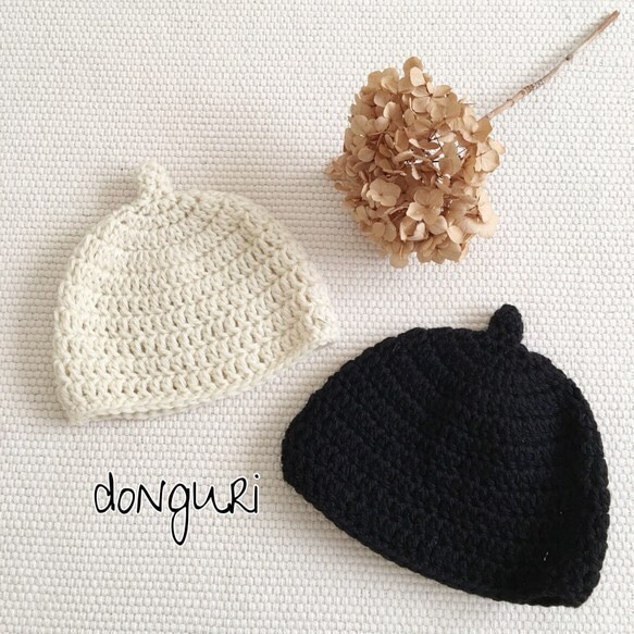 ウール100% どんぐり帽子 キャップ marua 通販｜Creema(クリーマ) 1384660 