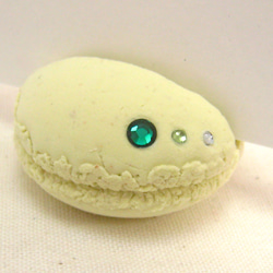 ふんわりマカロンのカードスタンド※Pistachio※ 2枚目の画像