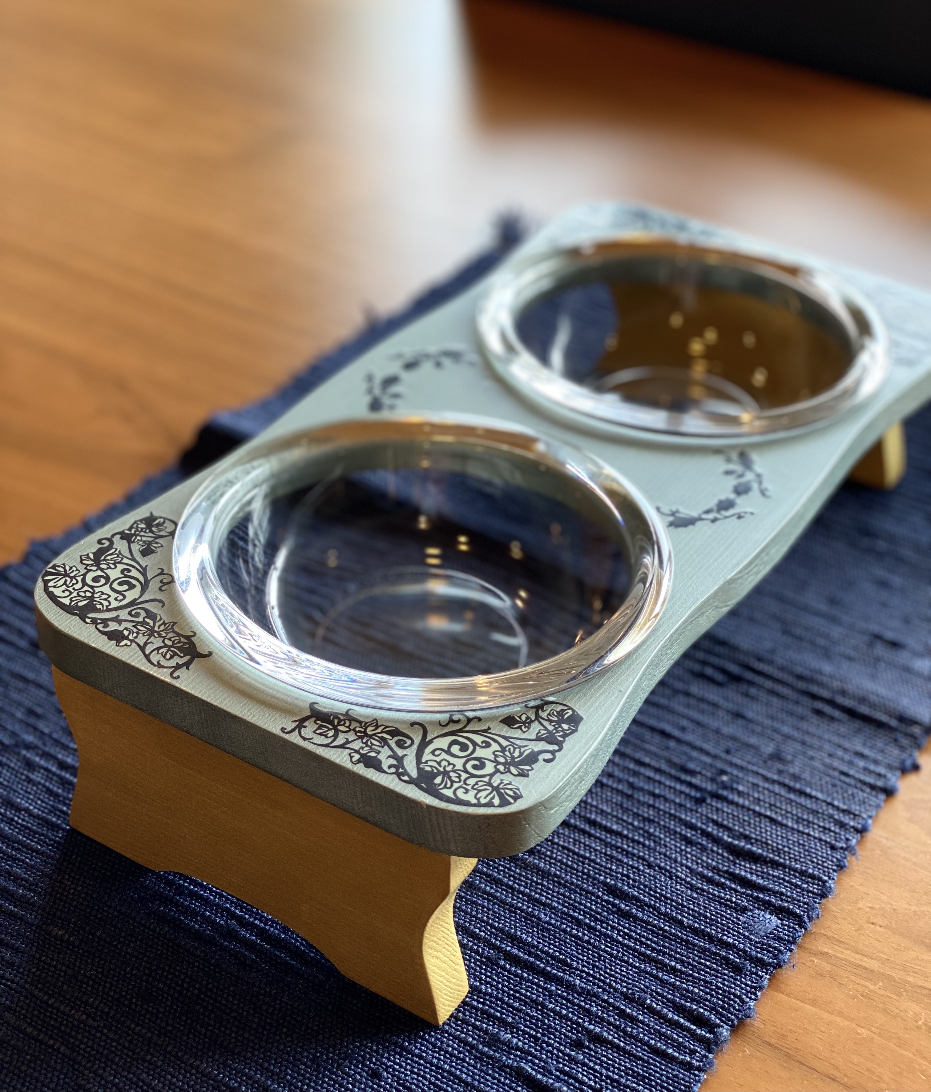 ガラスボールホルダー(ダブル)