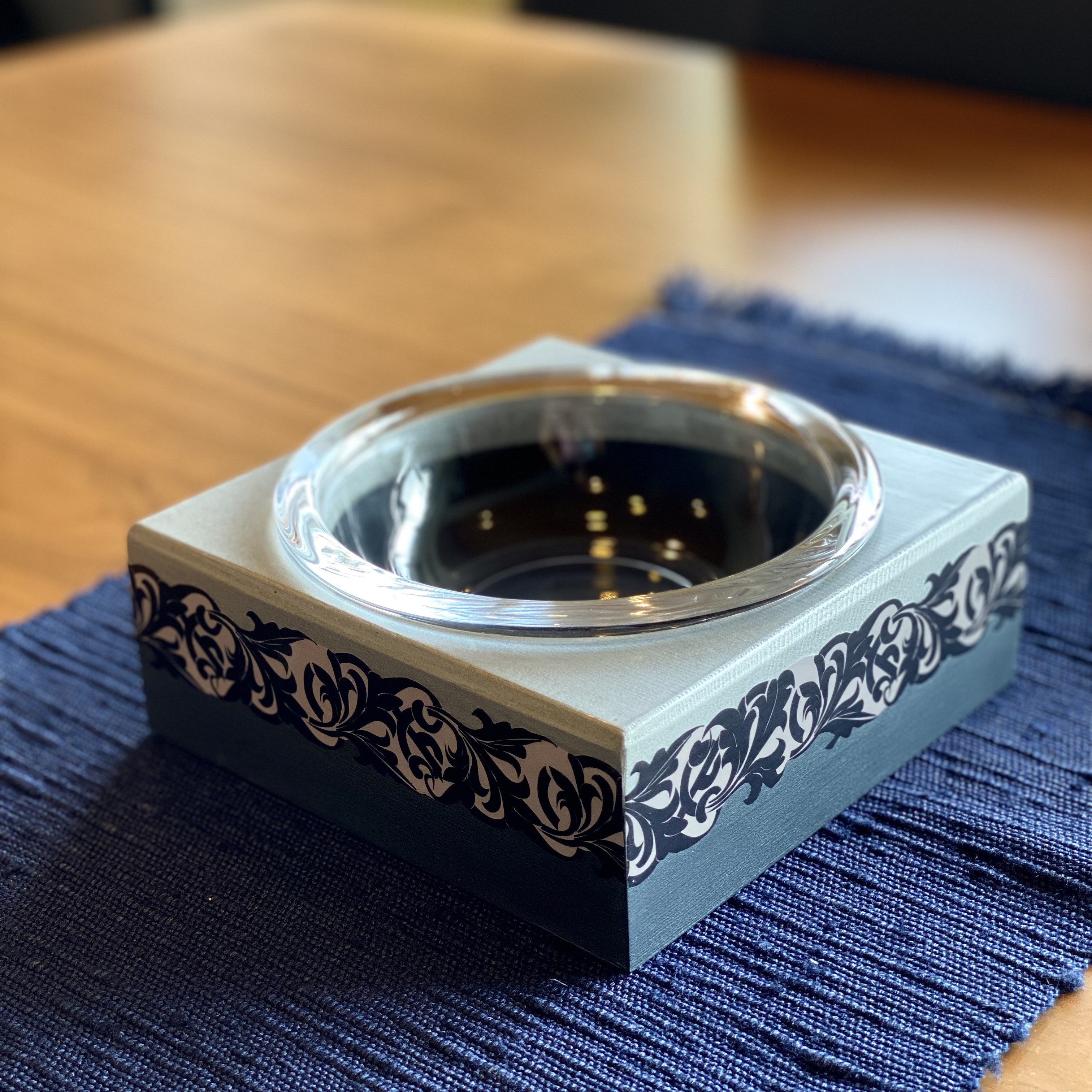 ガラスボールホルダー(シングル・ブルー) 6,400円