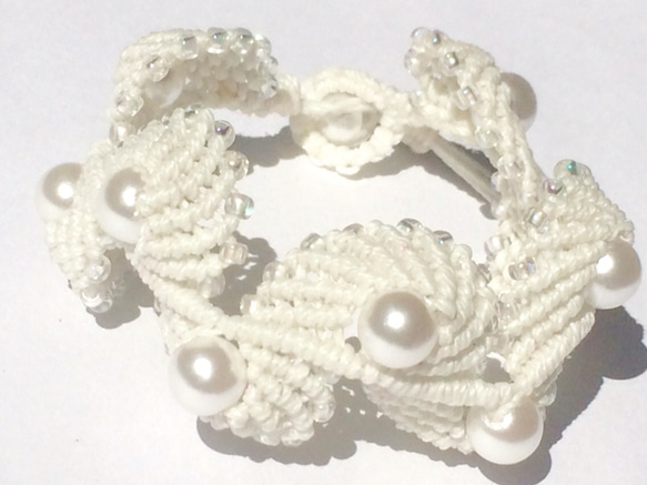 macrame☆bracelet 《SEA DREAM》 1枚目の画像