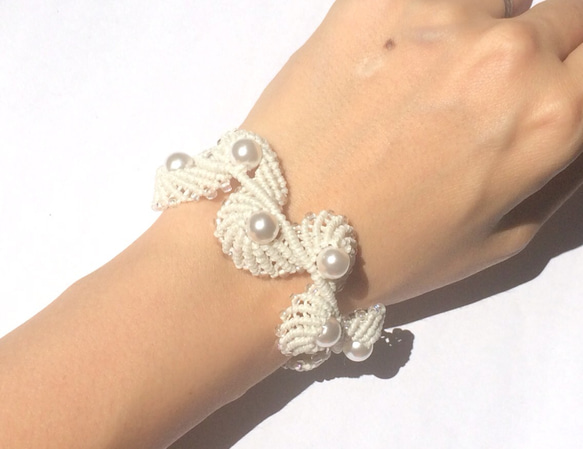 macrame☆bracelet 《SEA DREAM》 3枚目の画像