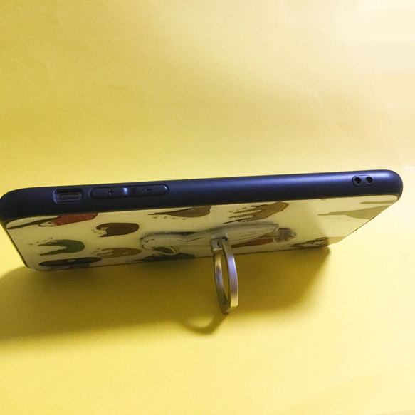 無の鳥ハシビロコウのスマホリング 7枚目の画像