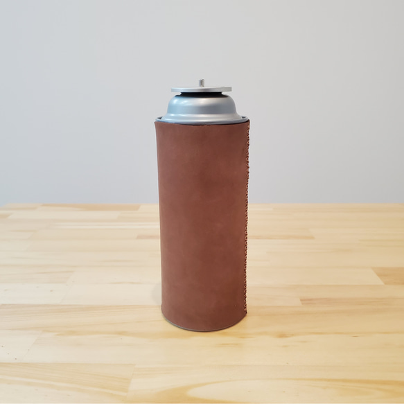 【受注生産】鹿革製CB缶カバー　レザー　ガス缶カバー 2枚目の画像