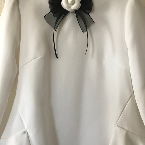 レザーカメリア シフォンリボン オーガンジー リボン カメリア レザーカメリア シフォンリボン オーガンジー リボン カメリア