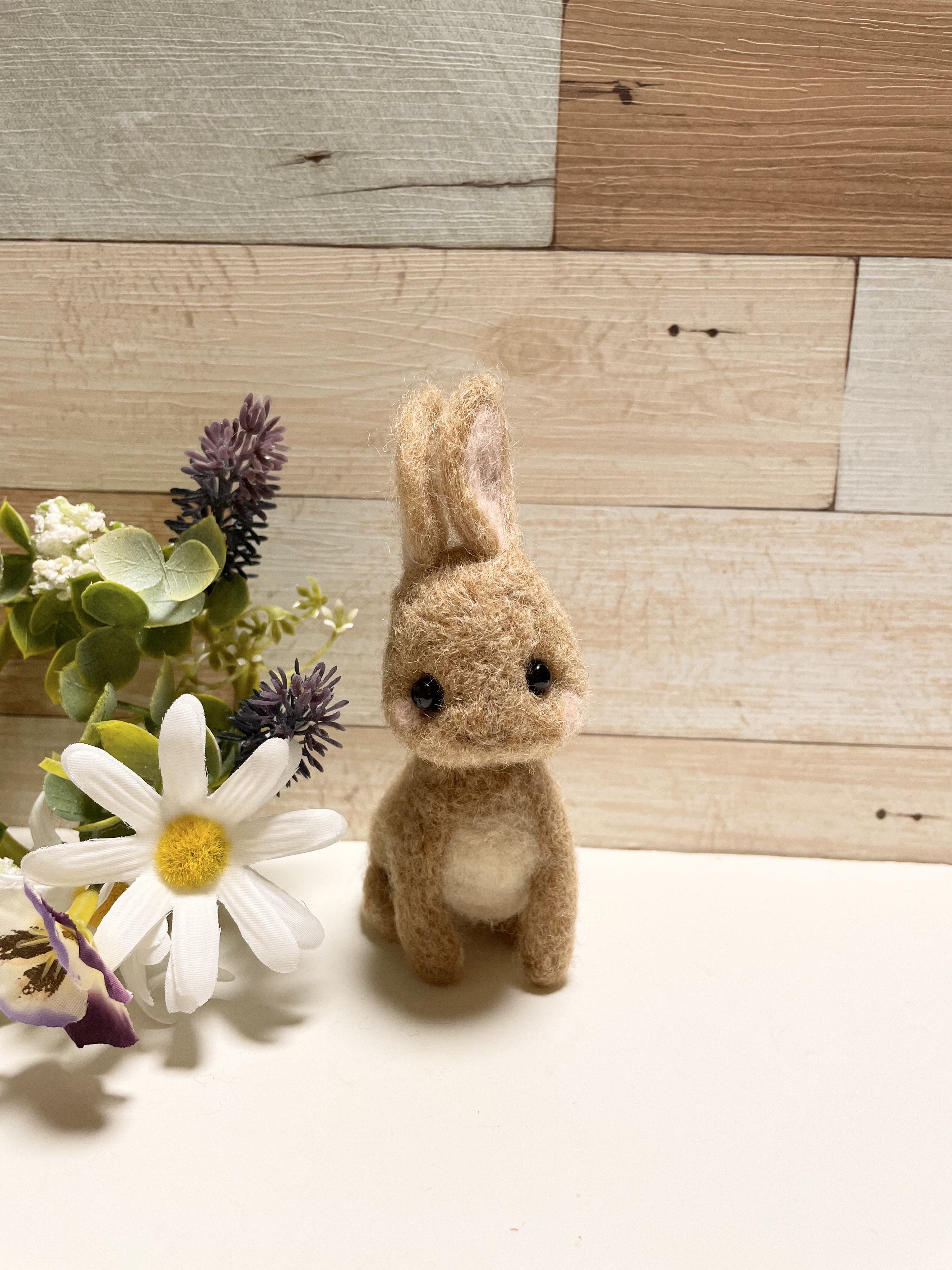 羊毛フェルトうさぎちゃん 羊毛フェルト fuwafuwa 通販 12792888