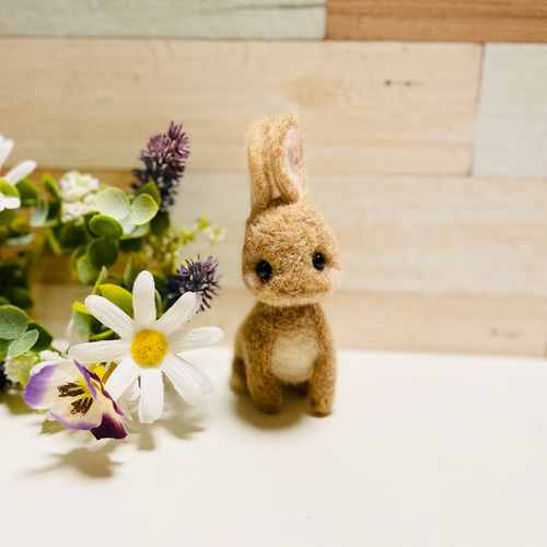 羊毛フェルト オーダー 「リアルで可愛いウサギちゃん」うちの子