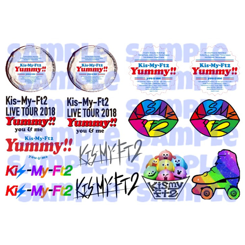 Kis-My-Ft2 コンサートDVD 写真集　タトゥーシール　セット Kis-My-Ft2***タトゥーシール その他素材 C.M_ handmade 通販