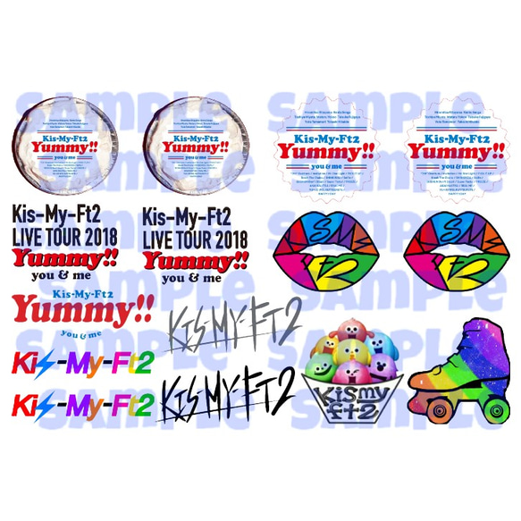 希少稀な Kis-My-Ft2***タトゥーシール その他素材 通販 handmade C.M_ その他