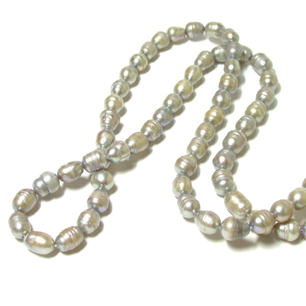 差が付くｸﾞﾚｰﾊﾟｰﾙのﾛﾝｸﾞﾈｯｸﾚｽ 909-02○10562320180907c☆手t