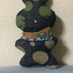 襤褸パッチワーク「猫のぬいぐるみ nnu-001」 ぬいぐるみ tukurite