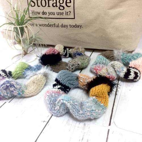 ニットカラフル冬シュシュ シュシュ M＊aco 通販 6302981｜Creema