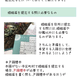 役所提出可能！デザイン婚姻届 3枚セット『ジョーマローン風にシンプルに』 5枚目の画像