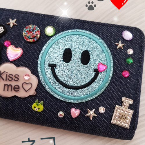 ニコちゃんキラキラ長財布 長財布 CoCoNANA 通販｜Creema(クリーマ 