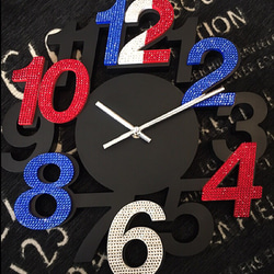 ☆人気No.1☆スワロフスキー デコ オリジナル 掛け時計 掛け時計