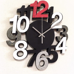 ★人気No.1★スワロフスキー デコ オリジナル 掛け時計 3枚目の画像